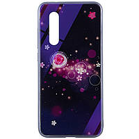 TPU+Glass чехол Fantasy для Xiaomi Mi A3 (CC9e) - пузырьки и цветы