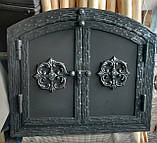 Дверки "Медальйон" на хлібний п'єц 40x33 овал, фото 2