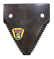 Сегмент ножа жниварки Balmet велика насічка 14Z, 611203 (767936) Claas