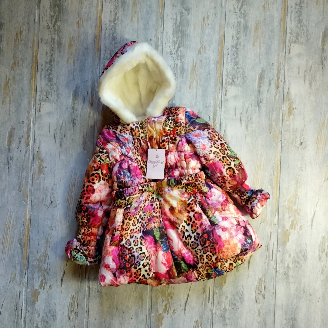 Детское пальто для девочки зима Mesutto Турция (рост 80, 92, 110, 116 см)