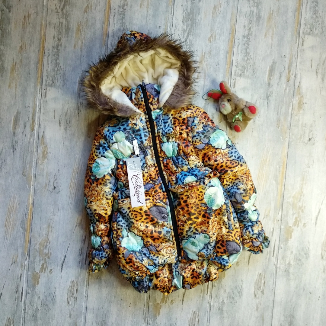 Детское пальто для девочки зима Cocoland Турция (рост 116, 122, 128, 134 см) - фото 1 - id-p471429665