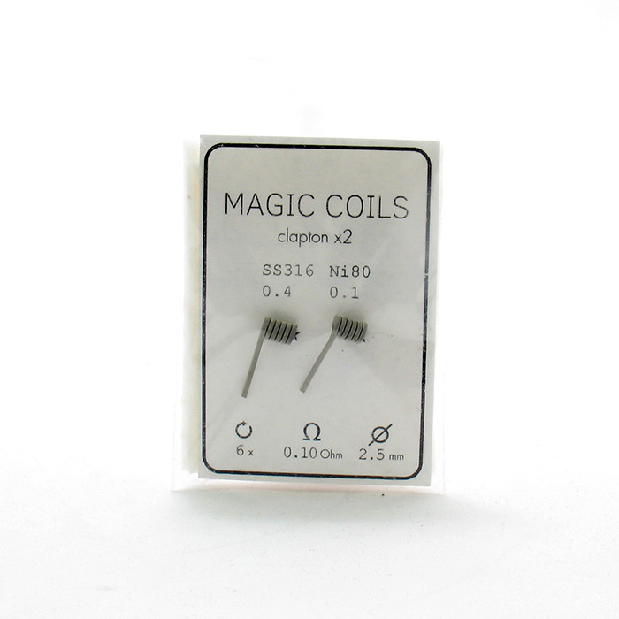Комплект спиралей Magic Coils Fused Clapton №26 2 шт 0.10 Ом