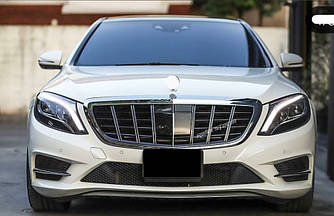 Решітка радіатора Mercedes W222 у стилі GT Brabus