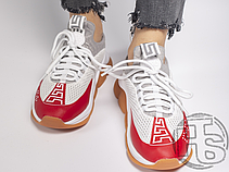 Жіночі кросівки Versace Cross Chainer Sneakers Grey Red DSR857G-D23TG_DSW_350_DWRN, фото 3