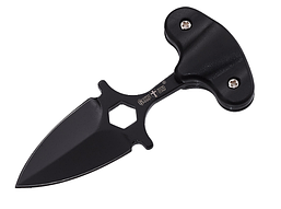 Ніж тичок отвір для пальця пуш даггер + чохол, рукоять, тичкова ніж на подарунок туристу, мисливцю