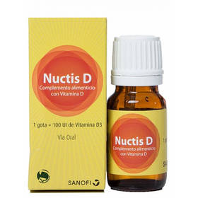 Вітамін D рідкий NUCTIS D 8 ML DROP (Іспанія)