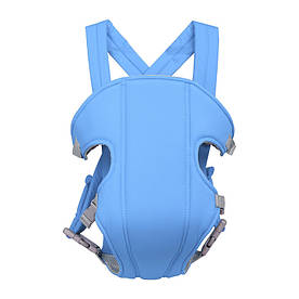 Рюкзак-слінг сумка кенгуру для перенесення дитини Baby Carriers 3-16 місяців 4 положення блакитний