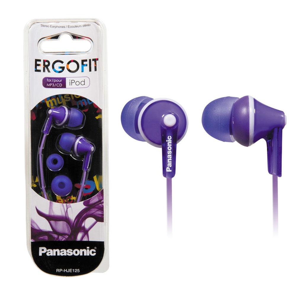 Наушники Panasonic RP-HJE125E-K Ergofit Violet, фото 1