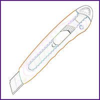 Ножі канцелярські