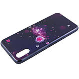 TPU+Glass чохол Fantasy для Xiaomi Redmi 7A — бульбашки та квіти, фото 3