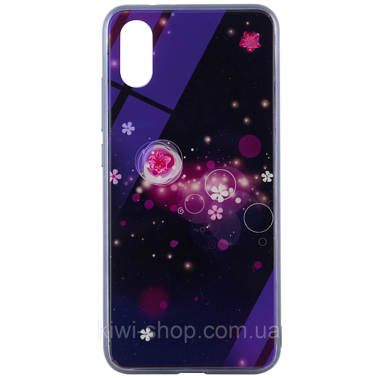 TPU+Glass чохол Fantasy для Xiaomi Redmi 7A — бульбашки та квіти