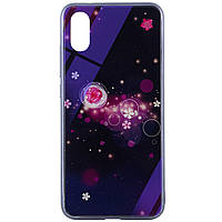 TPU+Glass чохол Fantasy для Xiaomi Redmi 7A — бульбашки та квіти