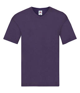 Чоловіча тонка футболка з v-подібним вирізом S PE Фіолетовий