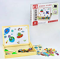 Дерев'яна гра з двосторонньою дошкою