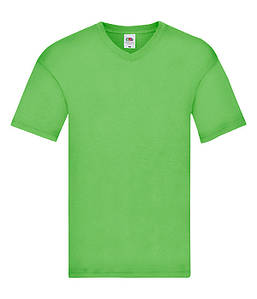 Чоловіча тонка футболка з v-подібним вирізом M, LM Лайм