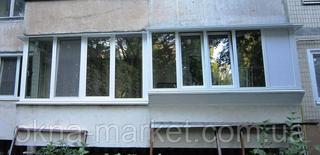 Балкон з виносом косинка