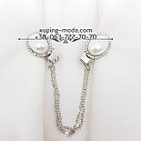 Зажим для кардігана. Недорога біжутерія, фото 2