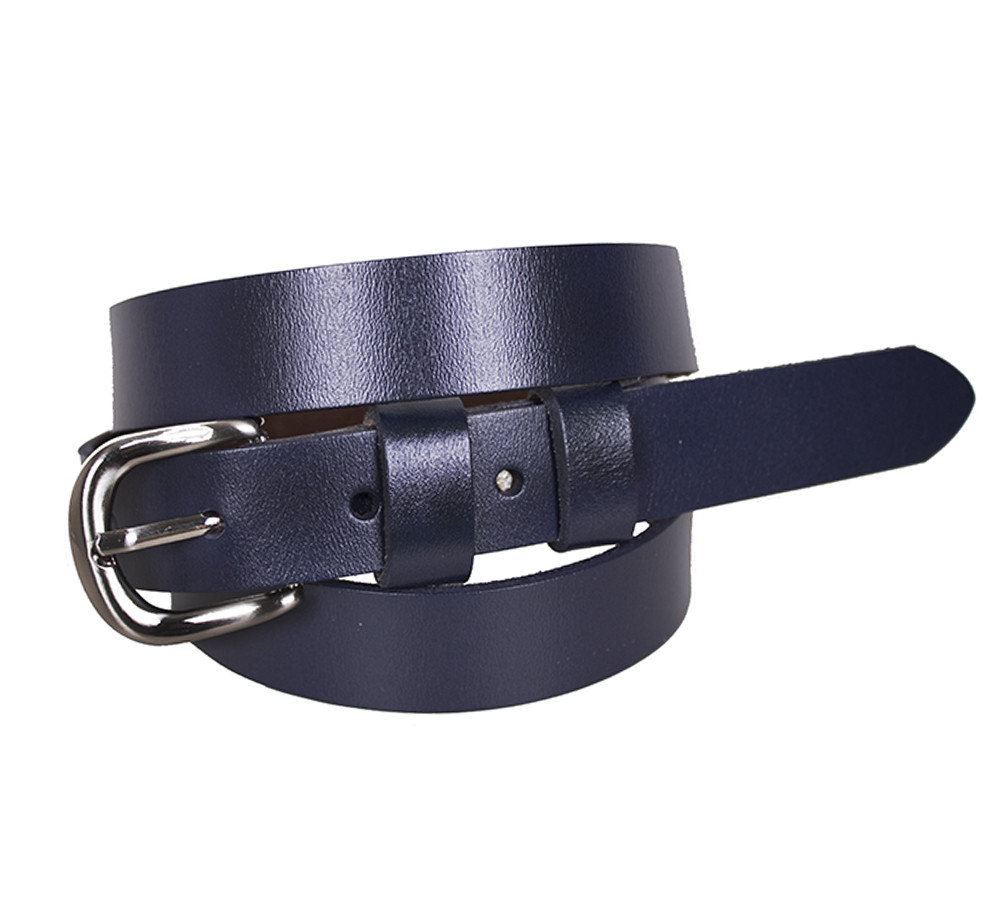 Жіночий ремінь з натуральної шкіри G2019-311 синій, фото 1