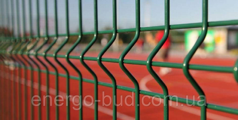 Огорожа з зварної сітки з полімерним покриттям діаметр 3м+4 мм H-1.03м L-2.50м