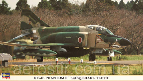 RF-4E Phantom II 501SQ Shark Teeth 1/72 Hasegawa 00772