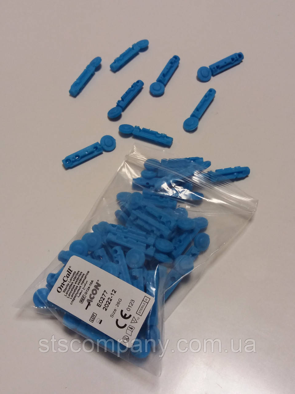 Ланцети 100шт 30G ультратонкі для Bionime біонайм Gamma on call plus