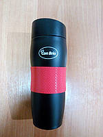 Термокружка з нержавіючої сталі Con Brio (Кон Бріо) 380 мл (CB-366) Чорно-червоний