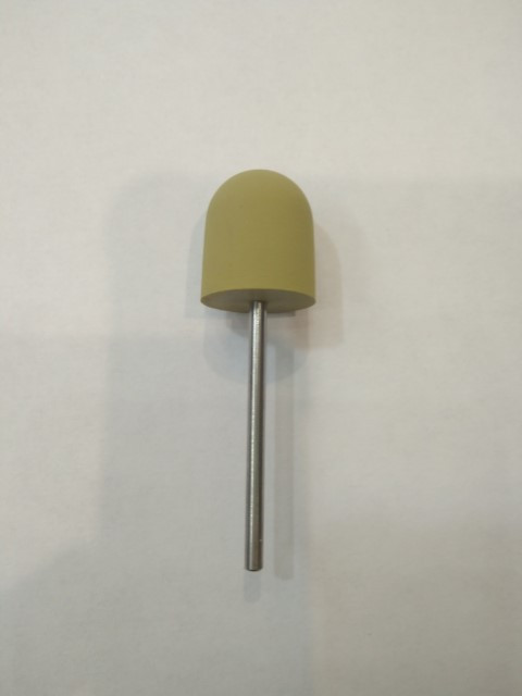 Насадка для фрезера H336f Оливковий (м'який-1 мкм) 3-я стадія полірування, для гелю, акрилу та полірування натурального нігтя