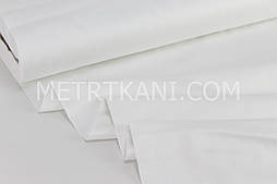 Сатин преміум білого кольору ширина 240 см No ПС-0001