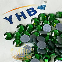 Стрази YHB Lux, колір Fern Green, HF, ss16 (3,8-4мм)