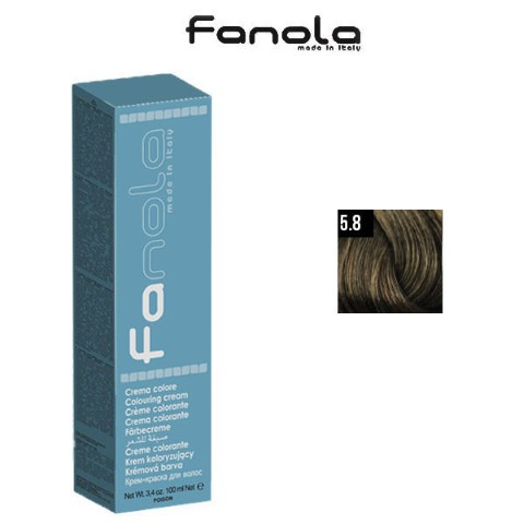 Фарба для волосся Fanola № 5.8 Light Chestnut Matte