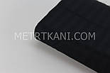 Страйп сатин чорний смужка 1*1см ширина 240 см № VS-55713, фото 5