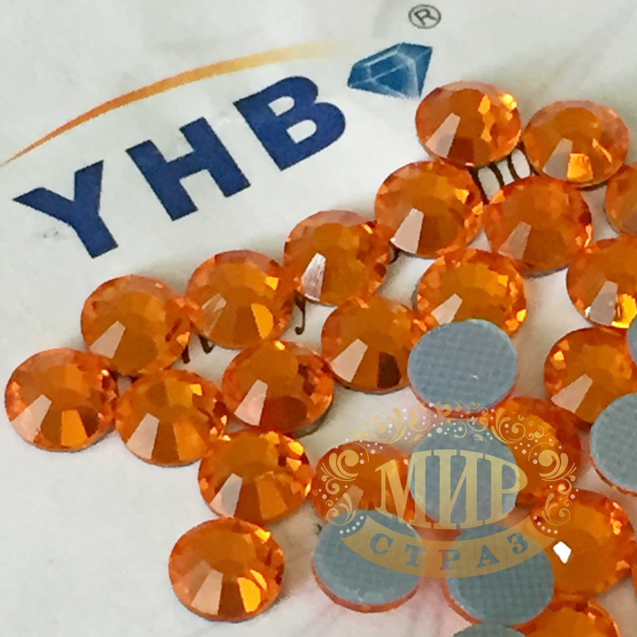 Стразы YHB Lux, цвет Sun, HF, ss20 (4,8-5мм), 100шт - фото 2 - id-p1060996315