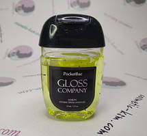 Gloss Санитайзер (Lemon) 29 ml Антибактеріальний гель для рук