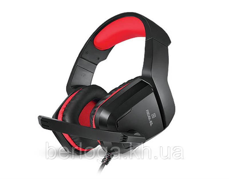 Навушники REAL-EL GDX-7550 Black/Red