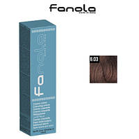 Крем-фабра для волосся Fanola № 6.03 Warm Dark Blonde теплий темно-русявий, 100мл