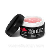 Гель для наращивания PNB Builder Gel Crystal Pink 15 мл., прозрачно-розовый