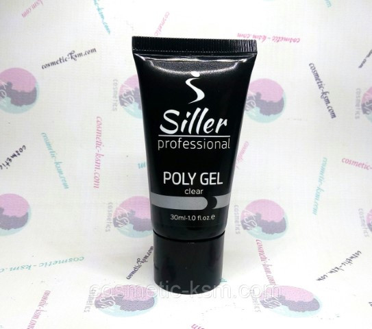 Моделюючий полігель Siller Poly Gel, Прозорий 30мл.