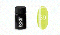 Цветная гель краска для дизайна ногтей Kodi Professional №39 лимонно-желтый, 4мл (старый дизайн)