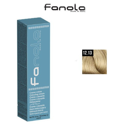 Крем фарба для волосся Fanola № 12.13 Superlight Blonde Plat Beige Ext платиново-бежевый, 100мл