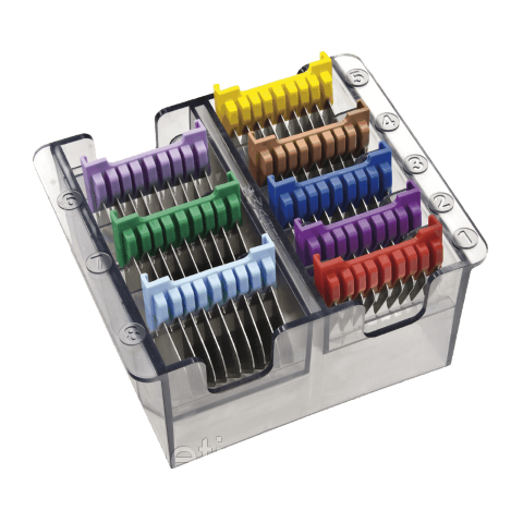 Набір металевих насадок для машинки для стрижки Wahl, Moser, Ermila 1233-7050 (8 штук)