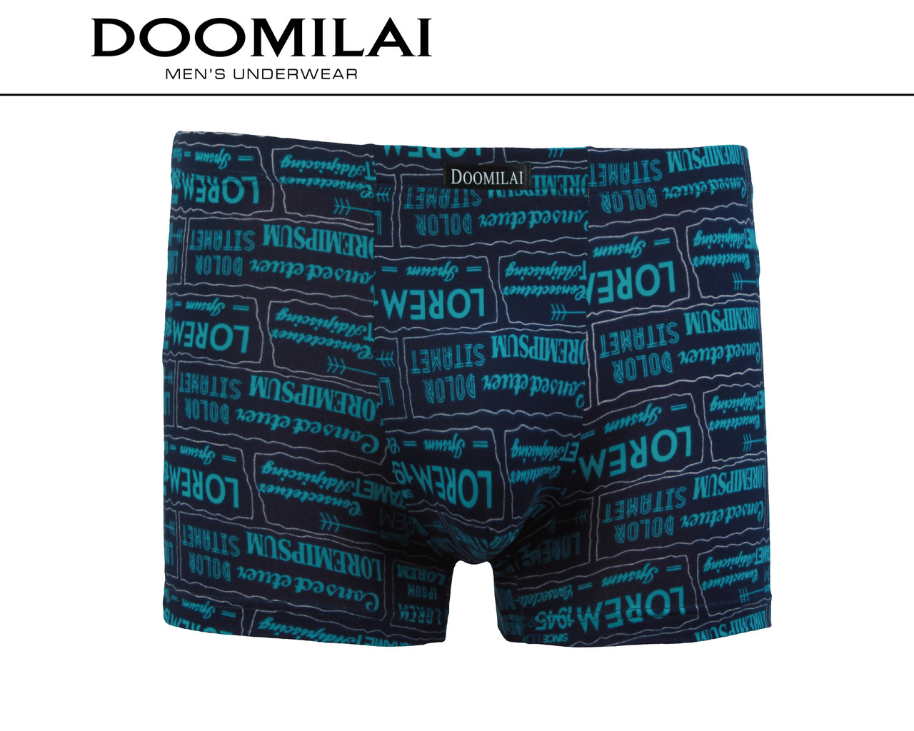 Чоловічі боксери стрейчеві з бамбука Марка «DOOMILAI» Арт.D-01208