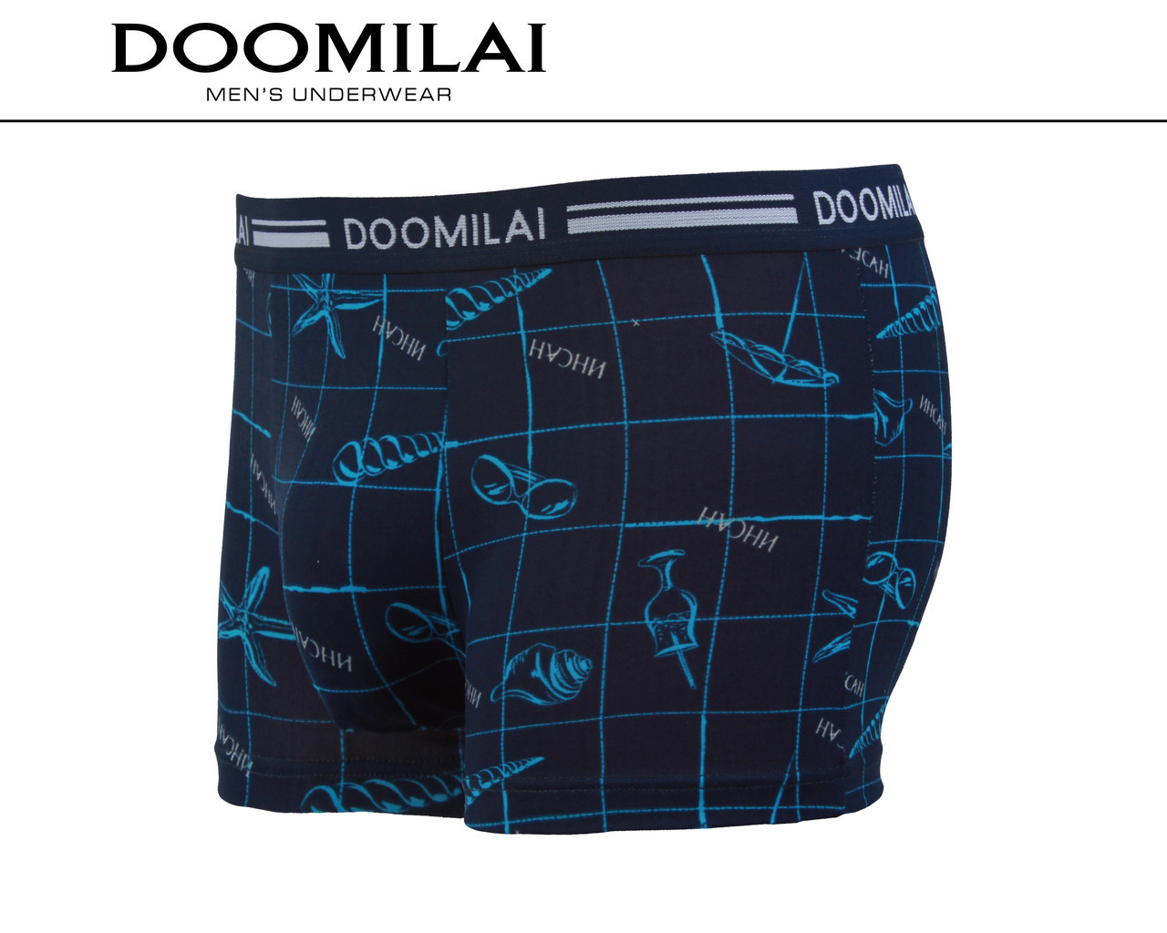Чоловічі боксери стрейчеві з бамбука Марка «DOOMILAI» Арт.D-01215