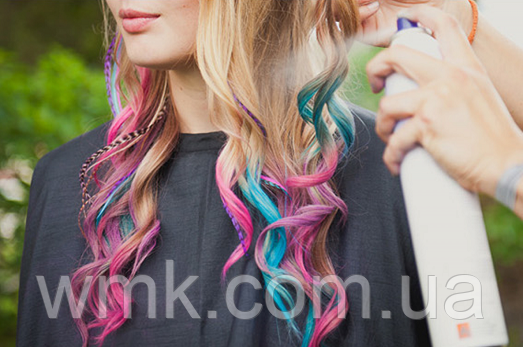 Набор цветных мелков для волос 12 цветов (Краска- мел Hair chalk 8357-12) - фото 4 - id-p1023900123