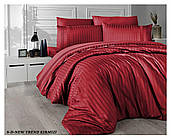 Комплект постільної білизни сатин delux first choice євро розмір New Trend Kirmizi