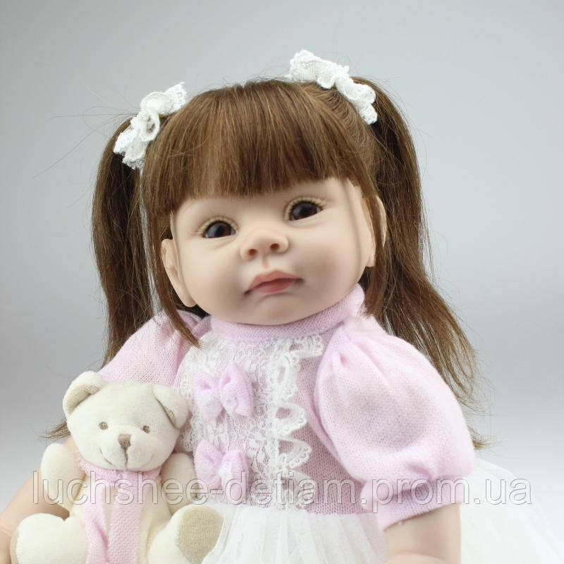 Кукла реборн 55 см девочка Лиза - фото 1 - id-p653617915