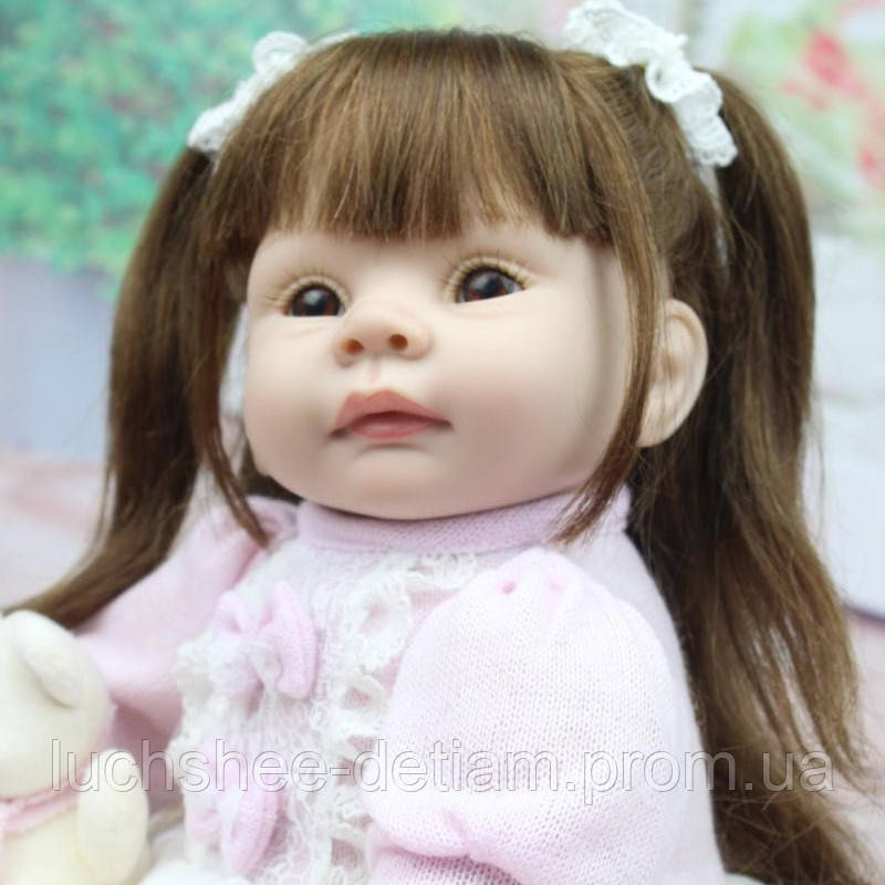 Кукла реборн 55 см девочка Лиза - фото 5 - id-p653617915