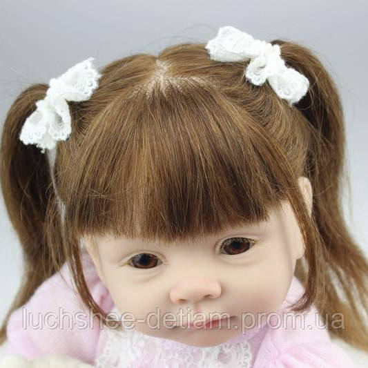 Кукла реборн 55 см девочка Лиза - фото 6 - id-p653617915