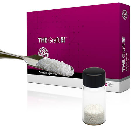 Кістковий матеріал The Graft 0.5 г, (об'єм 1.8 куб. см) тваринного походження, фото 1