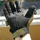 🔥 Рукавички полнопалые "Mechanix. M-Pact" (койот) тактичні, військові, штурмові, нгу зсу, фото 3