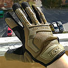 🔥 Рукавички полнопалые "Mechanix. M-Pact" (койот) тактичні, військові, штурмові, нгу зсу, фото 2